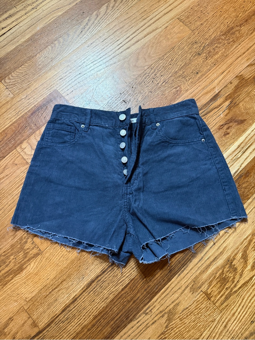 Navy Corduroy Pacsun Shorts
